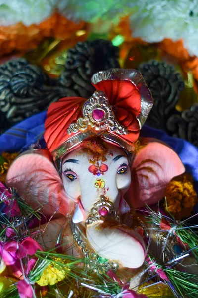 Uma Escultura Ganpati Bappa — Fotografia de Stock