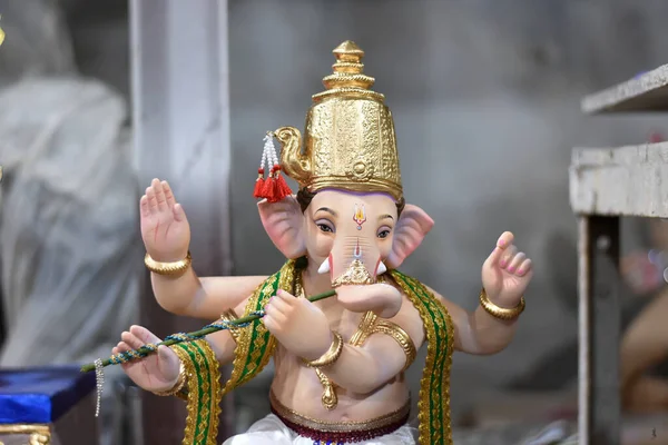 Ganpati Bappa Flétnou — Stock fotografie