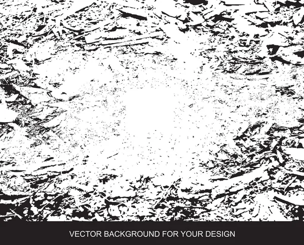 Distress Overlay Textur für Ihr Design. Schwarz-weißer Grunge — Stockvektor