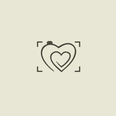 Logo fotoğraf, kamera logo vektör ayarlayın. Trendy düz Hipster kamera 