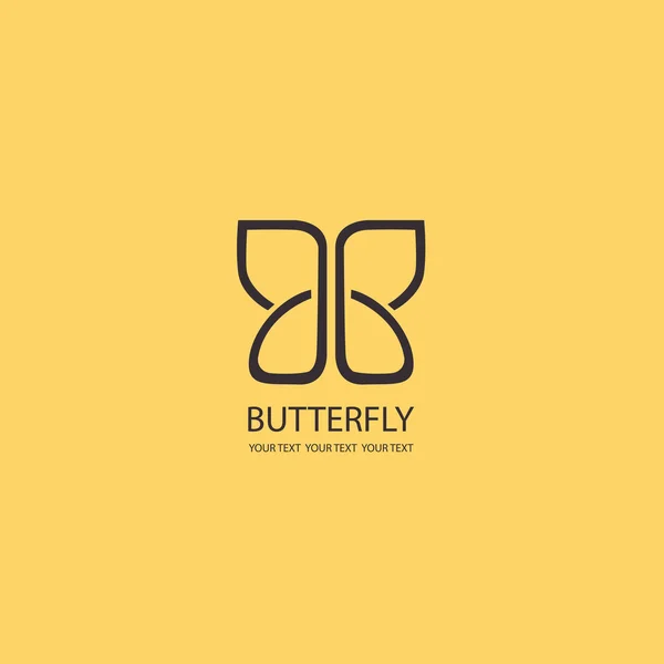 Sweet Butterfly. Vector icons pattern. flat design set — Stock Vector