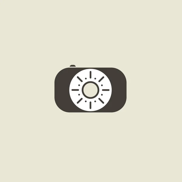 Logo foto's, Camera logo vector set. Trendy dunne Hipster camera — Stockvector