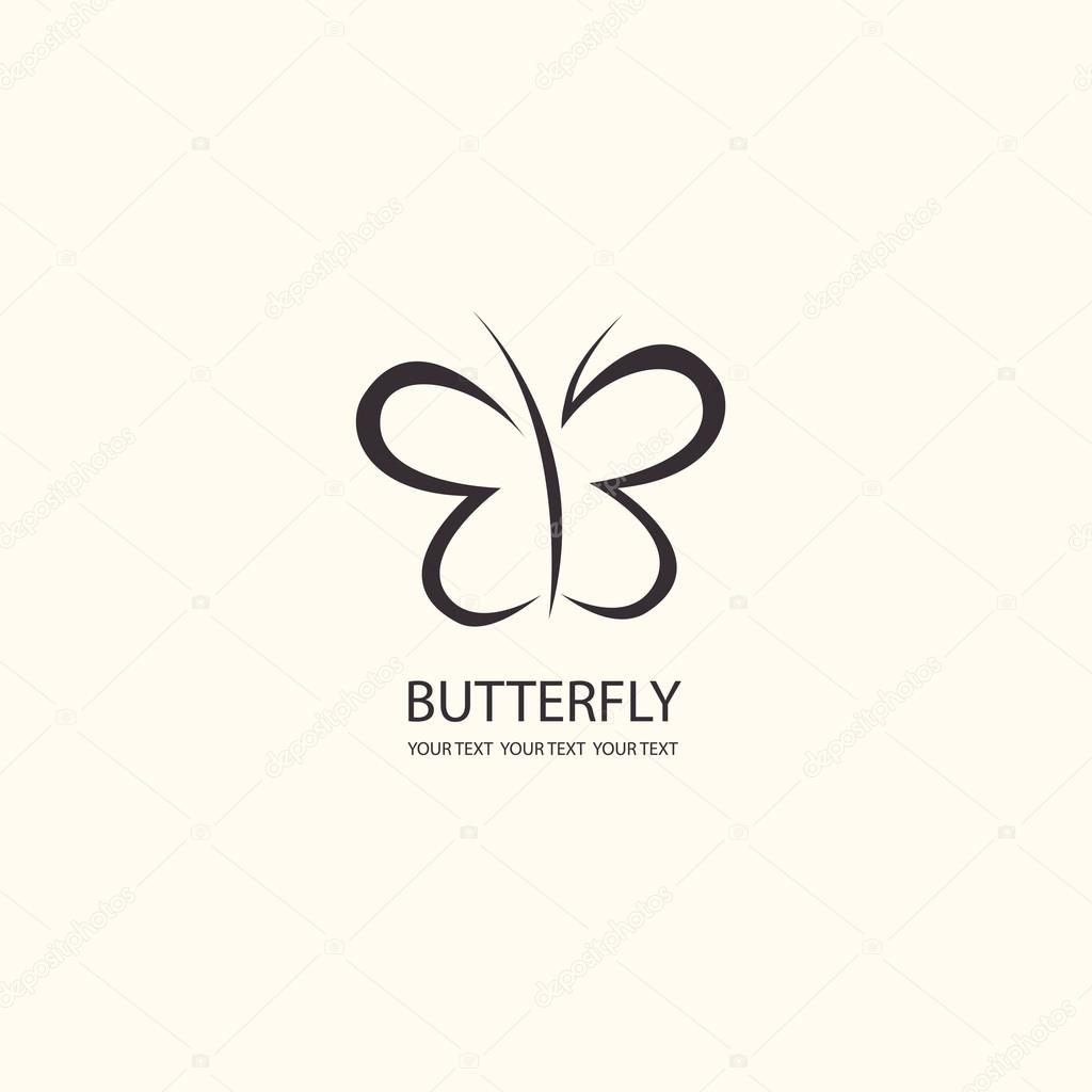 Sweet Butterfly. Vector icons pattern. flat design set