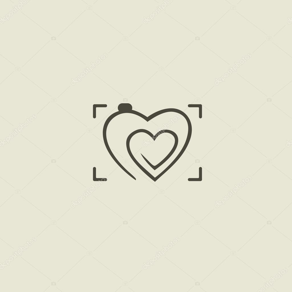 Logo Photos, Camera logo vector set. Trendy flat Hipster camera photo icon