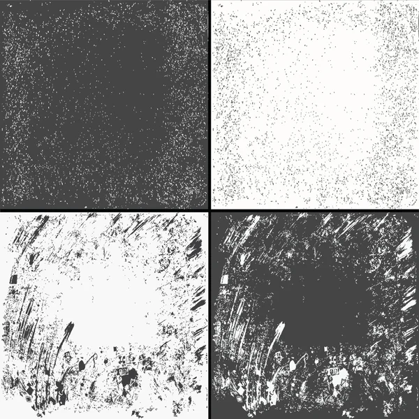 Textura de superposición de angustia para su diseño. Grunge blanco y negro — Archivo Imágenes Vectoriales