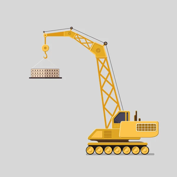 Lifting crane doing heavy lifting. Tower and harbor lifters. Fla