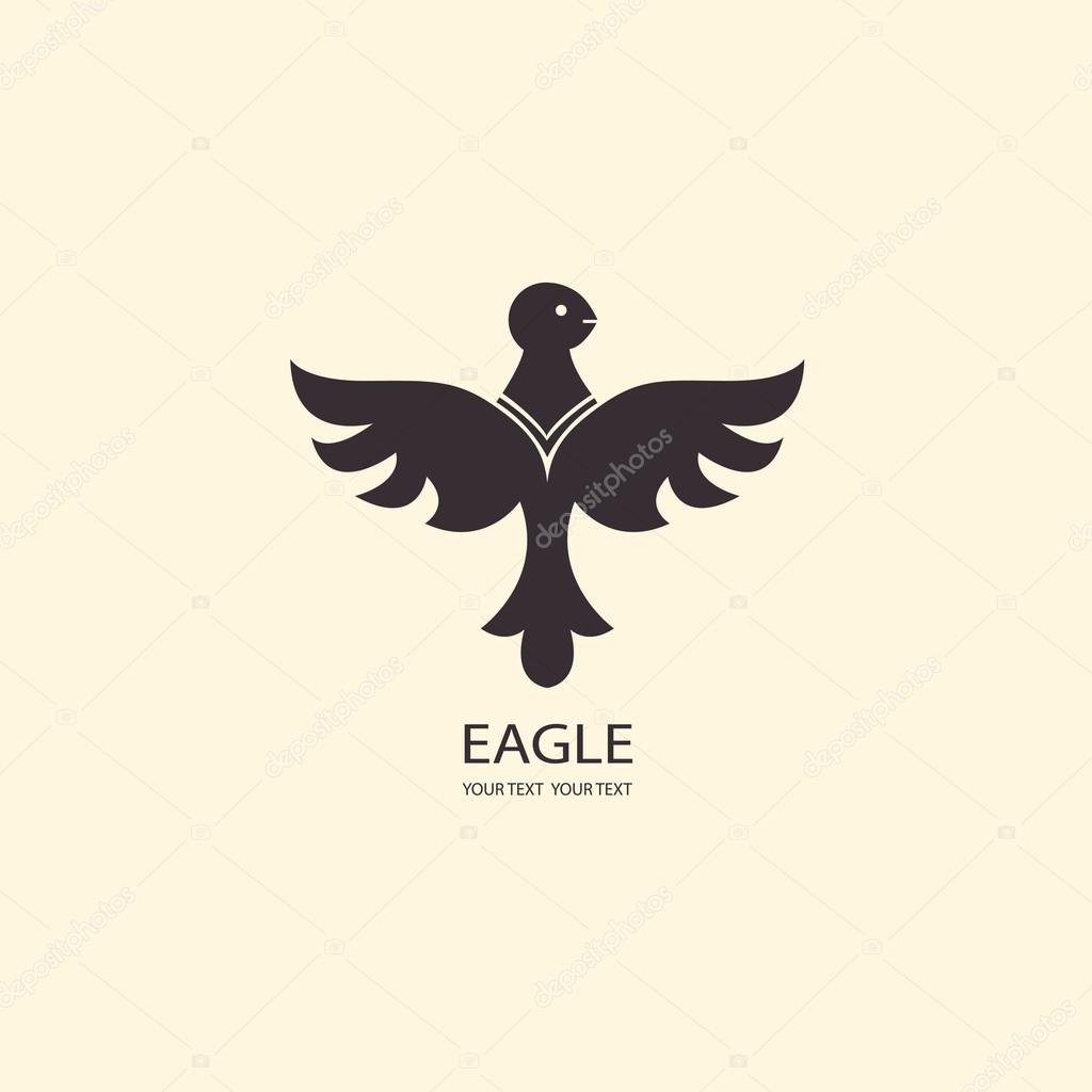 Eagle Silhouettes. Icons for your business. logo set