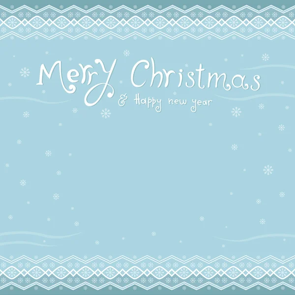 Joyeux Noël et bonne année. carte de vœux. inscription — Image vectorielle