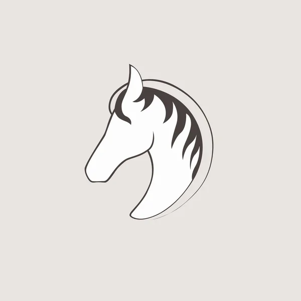Cheval à logo vectoriel. modèle pour votre entreprise. Pegasus créatif — Image vectorielle