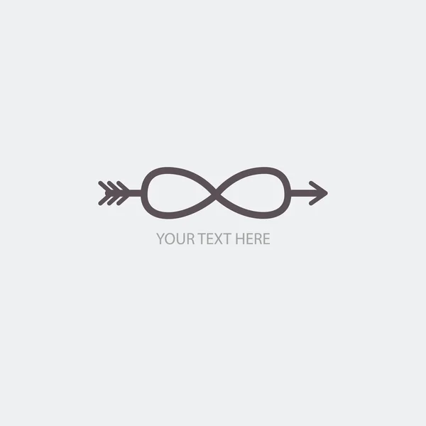 Infinity szimbólumok. A design vektor illusztráció — Stock Vector