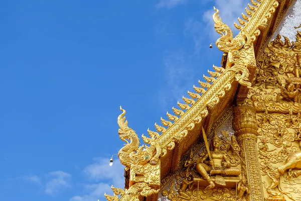 Arany templom Wat Sripanton, Nan, Thaiföld — Stock Fotó