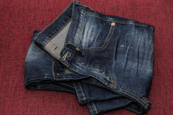 Cierre de jeans de moda —  Fotos de Stock
