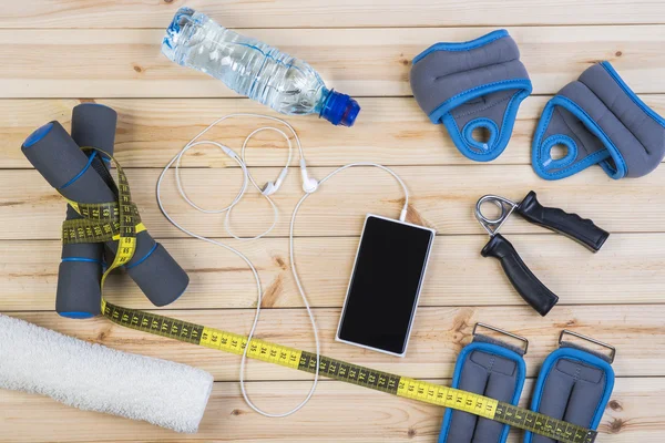 Vista del equipo de fitness — Foto de Stock