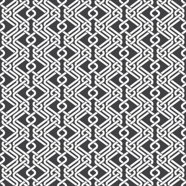 Dikişsiz desen örgülü şeritler