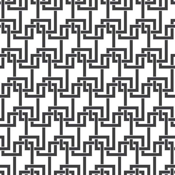 Abstracte naadloze patroon kruisende lijnen — Stockvector