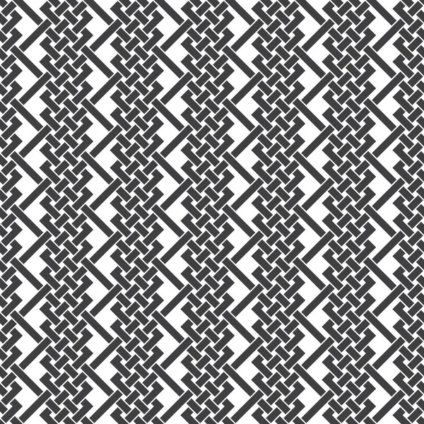 Abstraktes Nahtloses Muster Sich Überschneidender Linien Swatch Schwarzer Linien Auf — Stockvektor