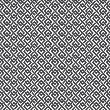 Doyurmak için kumaşla örülmüş kusursuz şeritler. Soyut Kelt süs dokusu. Web ya da yazdırma tasarımı için moda geometrik arkaplanı.