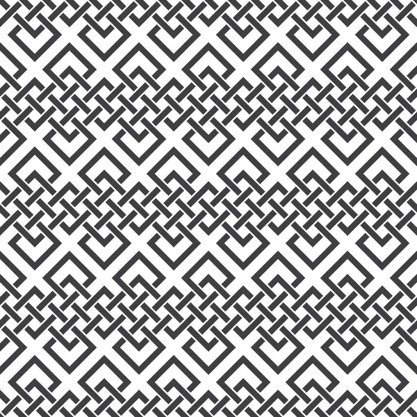 Paralel düğüm süslemelerinin kusursuz deseni. Kelt iz dokusu. Web ya da baskı tasarımı için moda geometrik arka planı. Örnekler iliştirildi.