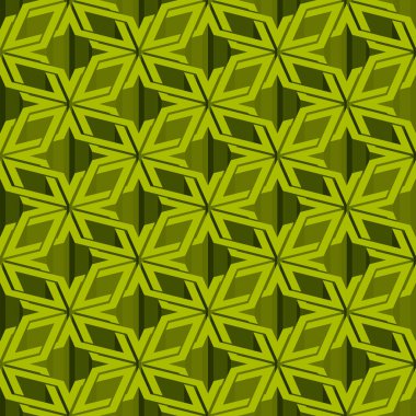 İzometrik, pürüzsüz desen. Soyut illüzyon sonsuz süs dokusu. Web ya da baskı tasarımı için moda geometrik arka planı. Örnekleme eklendi.