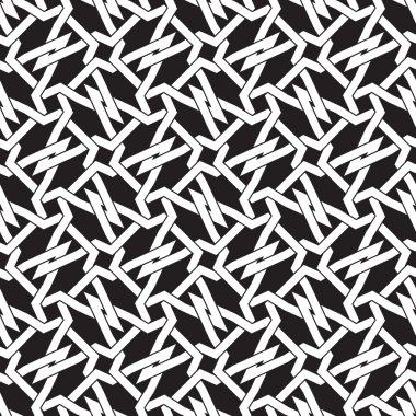Seamless pattern of intersecting polygons