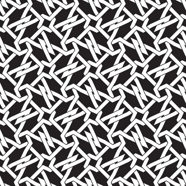 Seamless pattern of intersecting polygons — 스톡 벡터