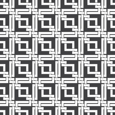 Seamless pattern of intersecting corners