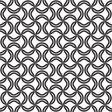 Seamless pattern of intersecting links