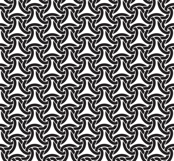 Seamless pattern of intersecting lines knots