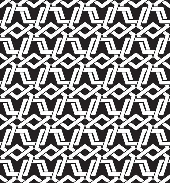 Seamless pattern of intersecting pentagons — 스톡 벡터