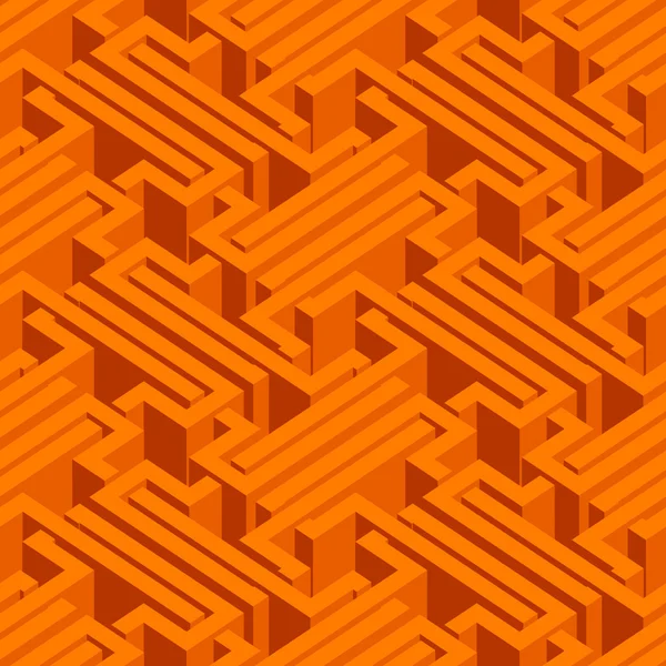 Abstract illusory endless isometric seamless pattern  — 無料ストックフォト