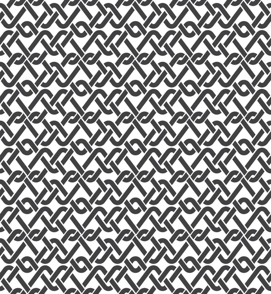 Безшовний візерунок плетених смуг — стоковий вектор