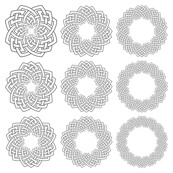 Cadres ronds pour le design — Image vectorielle