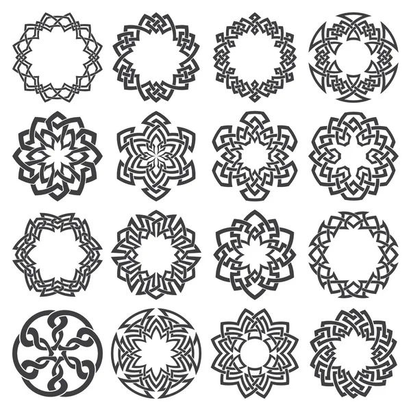 Runde Rahmen für Design — Stockvektor