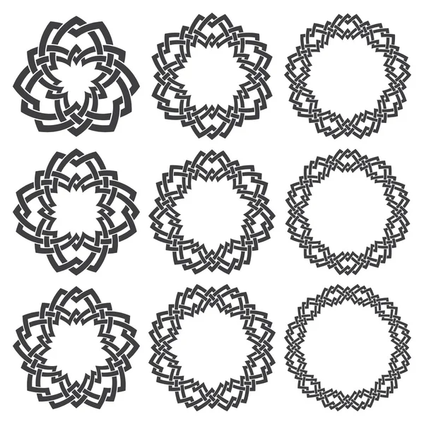Cadres ronds pour le design — Image vectorielle