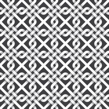 Arka plan beyaz bükülmüş şeritler yinelenen Özet.