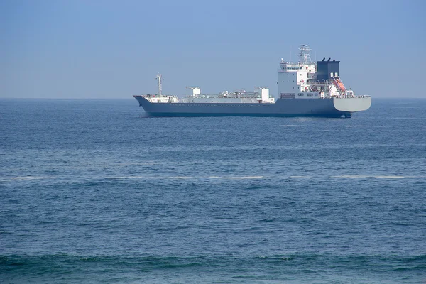Cargo ship in the ocean