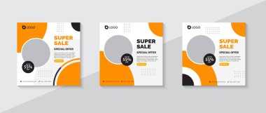 Modern geometrik broşür tasarımı, yıllık rapor, vektör illüstrasyonu