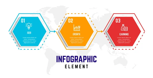 Векторная Иллюстрация Бизнес Инфографического Шаблона — стоковый вектор