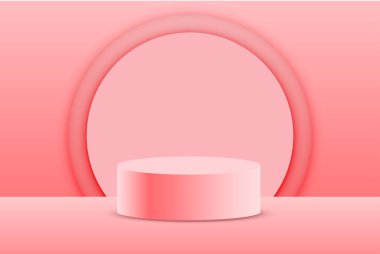 3d canlandırma podyum spot ışığı arkaplanı