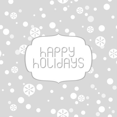 Noel ve yeni yıl tebrik kartı.