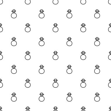 Elmas yüzük seamless modeli