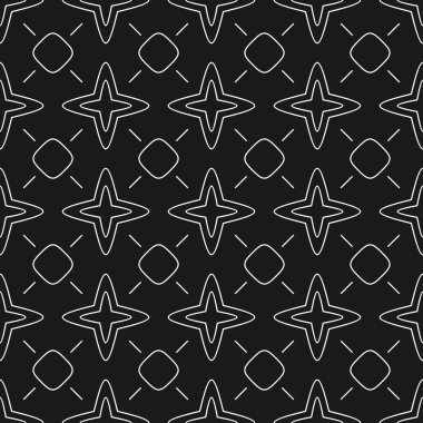 Soyut siyah ve beyaz kusursuz desen