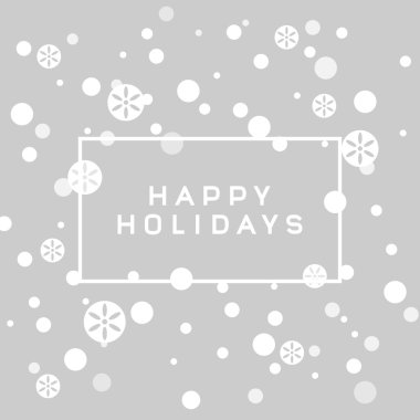 Noel ve yeni yıl tebrik kartı.