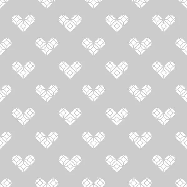 St. Valentine's gün gri tonlamalı seamless modeli