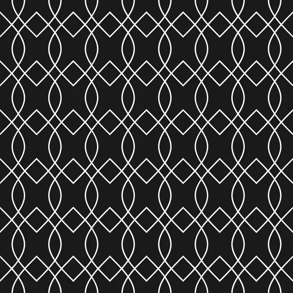 Patrón sin costura en blanco y negro abstracto — Archivo Imágenes Vectoriales