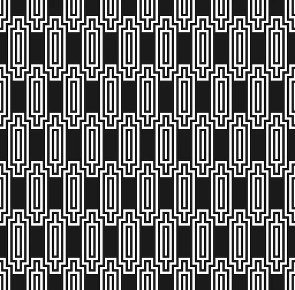 Art deco style seamless ziggurat pattern — Stock Vector