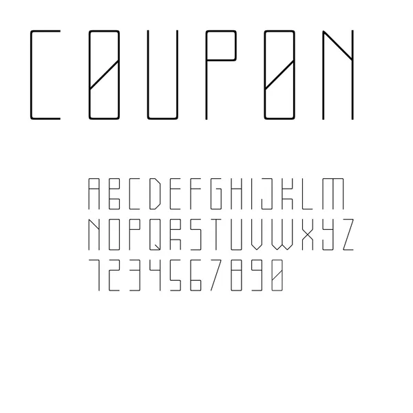 Sans serif yazı tipi minimalist tarzı