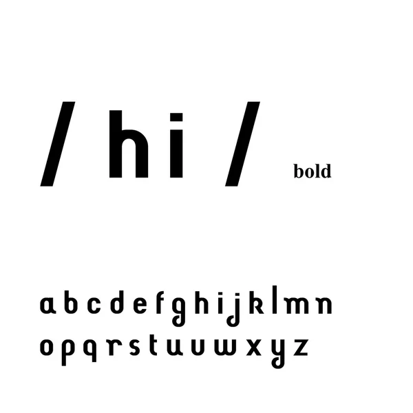 Şirin basit sans serif yazı tipi