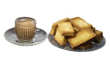 Beyaz arka planda bir Yeşil Mango