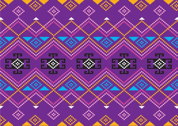 Conception géométrique de motif ethnique pour fond ou papier peint . — Image vectorielle